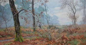 Tableau_RAOUL DOSQUE LES FOUGERES__Conservatoire_Landes_Gascogne Tableau_RAOUL DOSQUE LES FOUGERES__Conservatoire_Landes_Gascogne